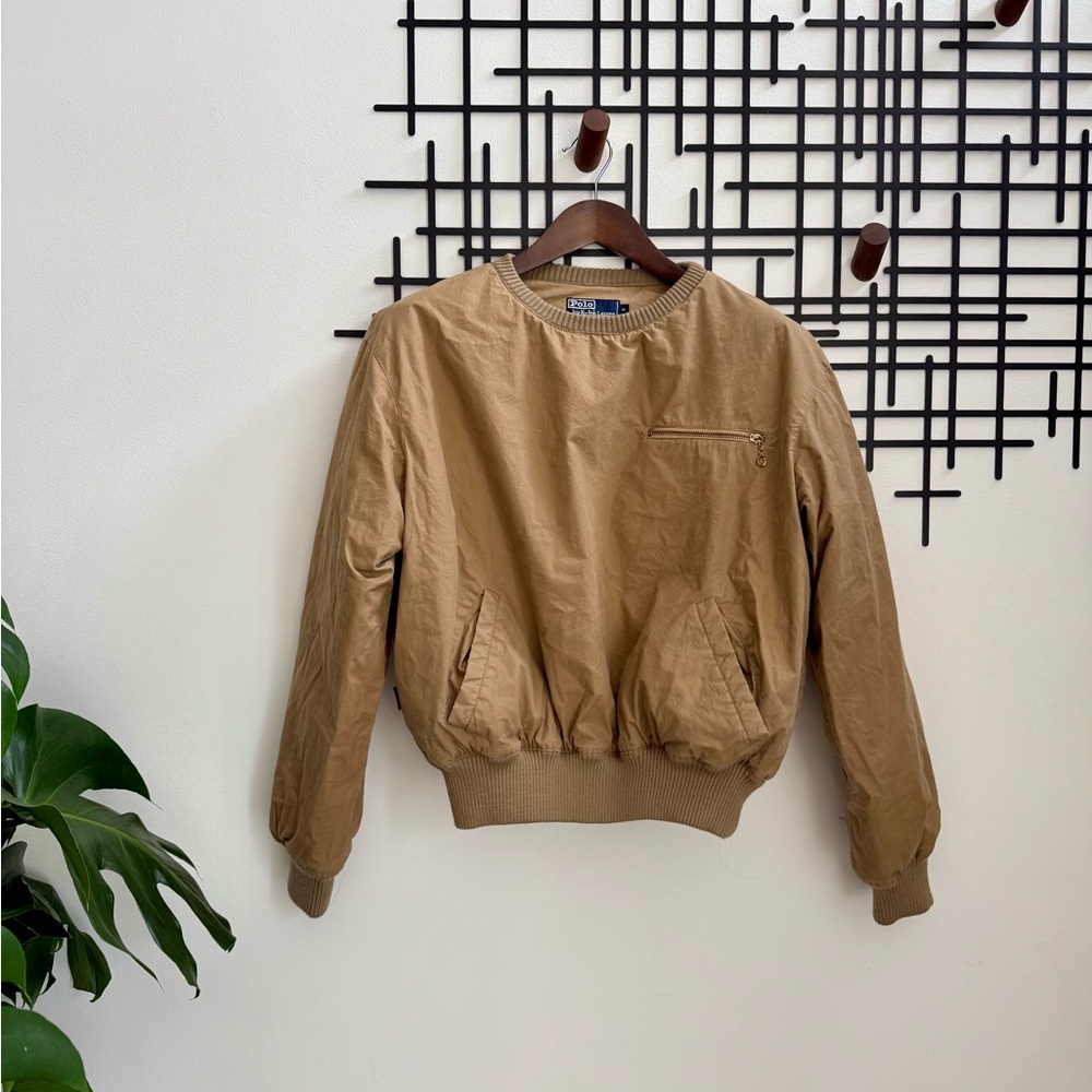 Polo Ralph Lauren Tan Bomber Jacket